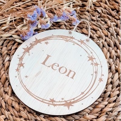 Hout geboorte cirkel LEON